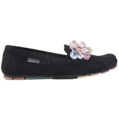 Balerinki damskie 7AMH23-3.BLACK (36/41,12par)