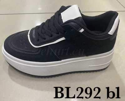 Buty sportowe damskie 7ABL292.BLACK (36/41,12par)