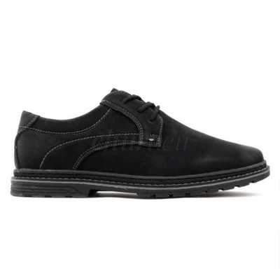 Półbuty męskie 9AAB132-3.BLACK/GREY (40/45,12par)