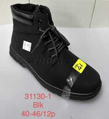 Trzewiki męskie 9A31130.BLACK (40/46,12par)