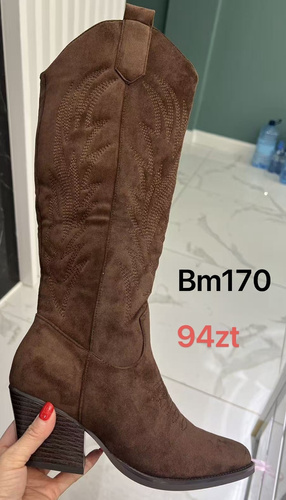 Kozaki damskie BM170.BROWN (36/41,12par)
