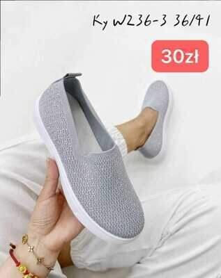 Trampki damskie 7AW236.GREY (36/41,12par)