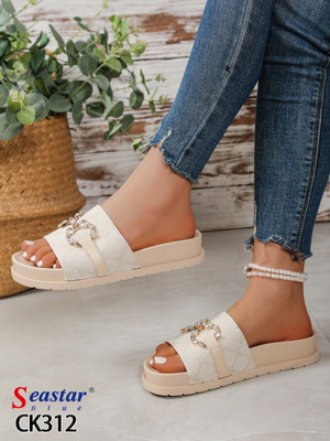 Klapki damskie 7ACK312.WHITE (36/41,12par)