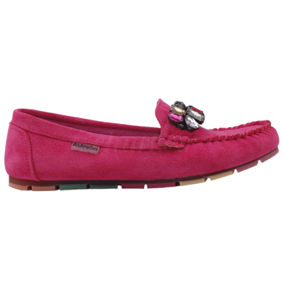 Balerinki damskie MH14-19.FUSHIA (36/41,12par)