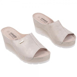 Klapki damskie DE04A-6.BEIGE (36/41,8par)