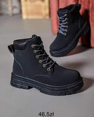 Trzewiki damskie 7A8938.BLACK (36/41,12par)