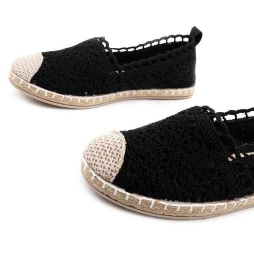 Balerinki damskie 7AF33-2.BLACK (36/41,12par)