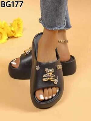 Klapki damskie 7ABG177.BLACK (36/41,12par)