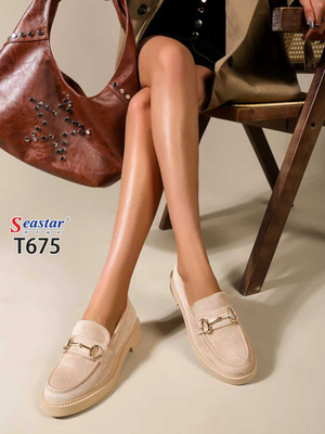 Półbuty damskie 7AT675.BEIGE (36/41,12par)