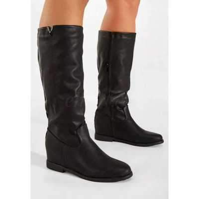 Kozaki damskie ocieplane 7AST-09.BLACK  (36/41,12par)