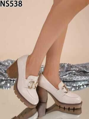 Czółenka damskie NS538.BEIGE (36/41,12par)