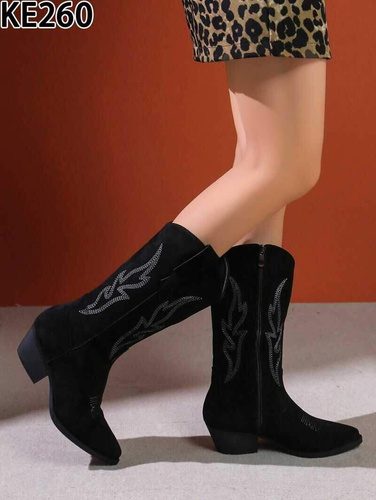 Kozaki damskie KE260.BLACK (36/41,12par)