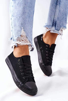 Trampki damskie 7AQY831-A.ALLBLACK (36/41,12par)