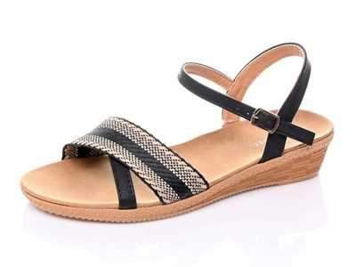 Sandały damskie 7ATL222.BLACK (36/41,12par)