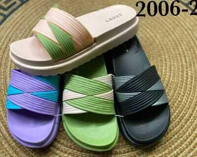 Klapki damskie 7A2006-2.MIX (36/41,24par)