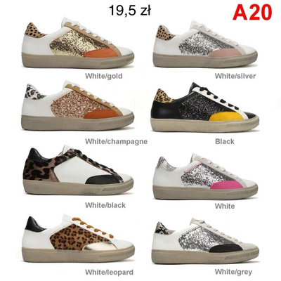 Buty sportowe damskie A20.KOLORDOWYBORU (36/41,12par)