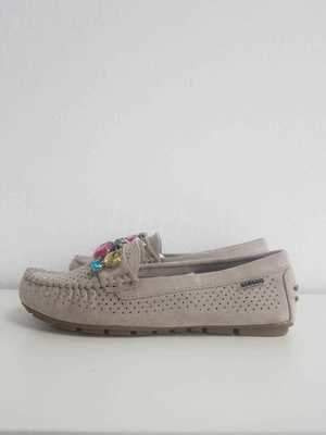 Balerinki damskie 7AHH703-8.KHAKI (36/41,12par)