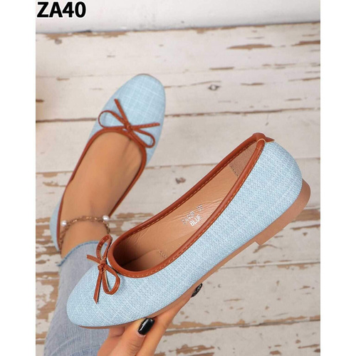 Balerinki damskie  7AZA40.BLUE   (36/41,12par)