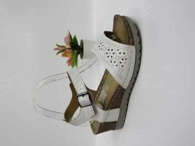 Sandały damskie 7AE1302-2.WHITE (36/41,12par)