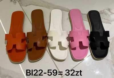 Klapki damskie 7A22-59.KOLORDOWYBORU (36/41,12par)