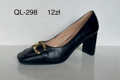 Czółenka damskie QL-298.BLACK (36/41,12par)