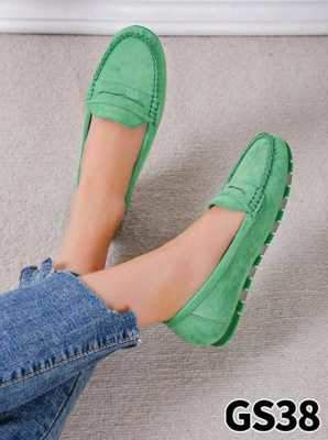 Balerinki damskie 7AGS38.GREEN (36/41,12par)