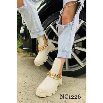 Botki damskie 7ANC1226.BEIGE (36/41,12par)