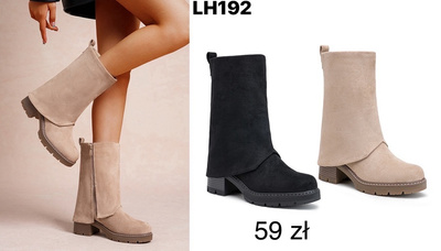 Botki damskie LH192.KOLORDOWYBORU (36/41,12par)