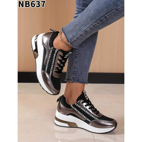 Buty sportowe damskie NB637.BLACK (36/41,12par)
