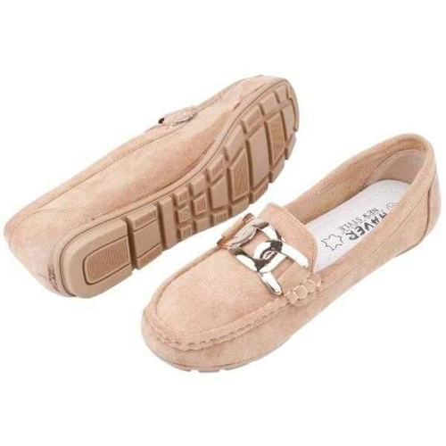 Balerinki damskie MH15-8.BEIGE (36/41,12par)