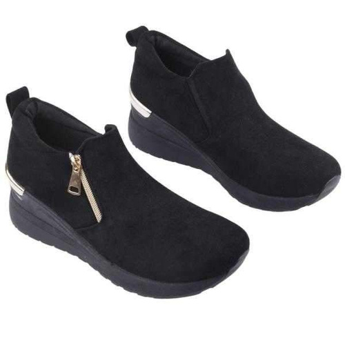 Botki damskie B897-1.BLACK/GOLD (36/41,12par)