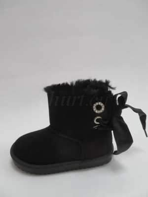 Botki dziewczęce 5AC-06.BLACK (30/35,12par)