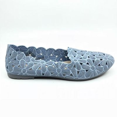 Balerinki damskie F21-8.BLUE (36/41,12par)