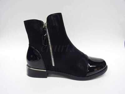 Botki damskie 7ASA83-1.BLACK (36/41,12par)