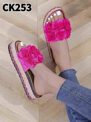 Klapki damskie CK253.FUSHIA (36/41,12par)