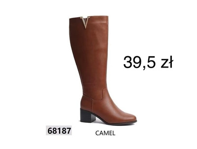 Kozaki damskie 68187.BROWN (36/41,12par)