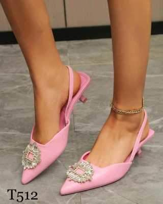 Sandały damskie 7AT512.PINK (36/41,12par)