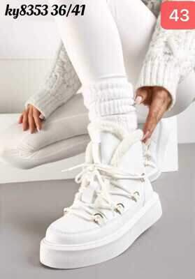 Botki damskie 7AKY8353.WHITE (36/41,12par)
