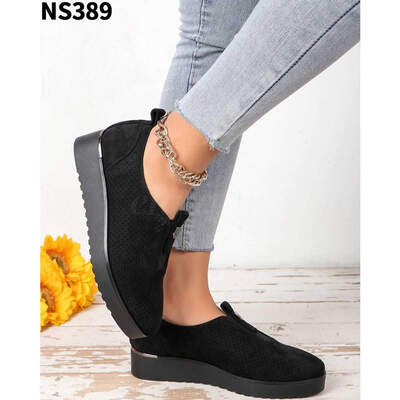 Półbuty damskie  7ANS389.BLACK  (36/41,12par)