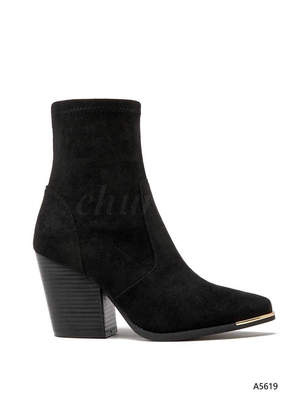 Botki damskie ocieplane 5619.BLACK (36/41,12par)