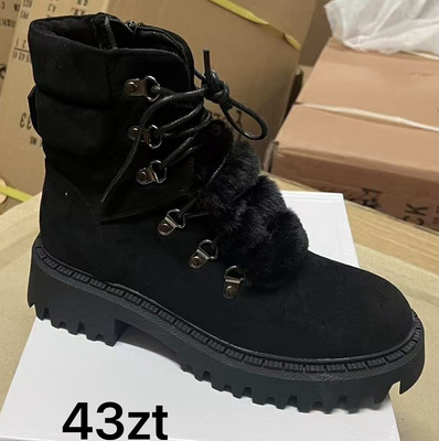 Botki damskie 1658.BLACK (36/41,12par)