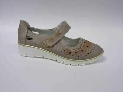 Półbuty damskie 7A6590-5.KHAKI (36/41,12par)