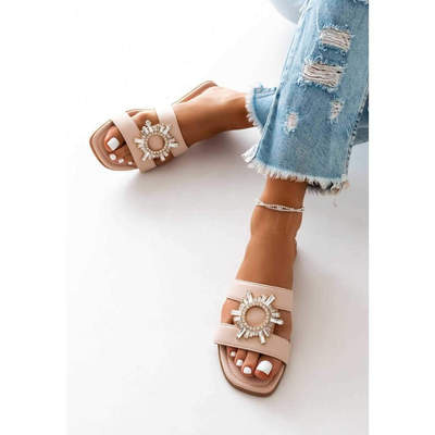 Klapki damskie 7AHJ7117.BEIGE (36/41,12par)