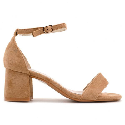 Sandały damskie SY25A-15.CAMEL (36/40,12par)