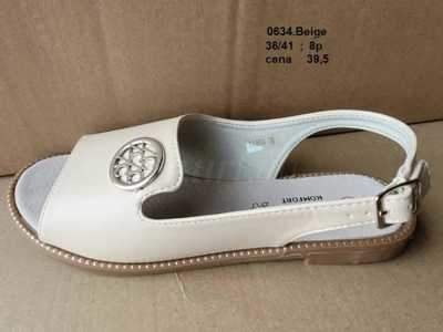 Sandały damskie 7A0634.BEIGE (36/41,8par)