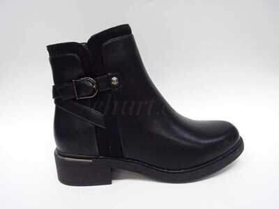 Botki damskie 7ASA192-1.BLACK (36/41,12par)