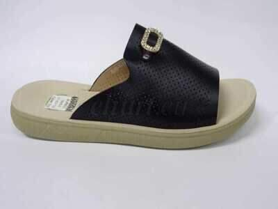 Klapki damskie 7A7015-1.BLACK (36/42,12par)