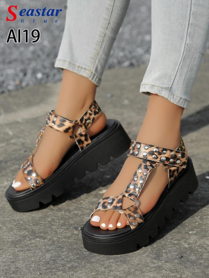 Sandały damskie AI19.LEOPARD (36/41,12par)