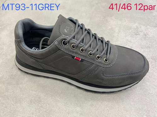 Buty sportowe męskie  9AMT93-11.GREY (41/46,12par)