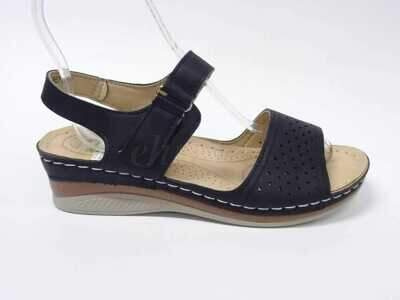 Sandały damskie  7AW676-1.BLACK (36/41,12par)